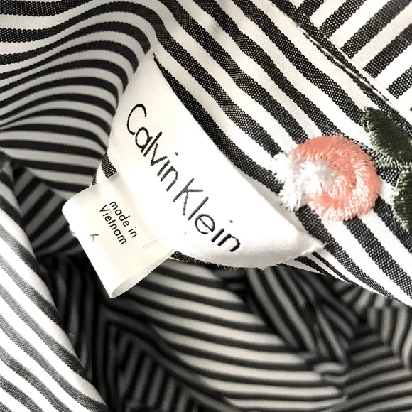 CALVIN KLEIN Women’s Whimsical Waterfall Wrap Midi Dress - Picture 10 of 15